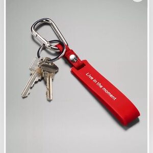LULULEMON ! Silicone Keychain
